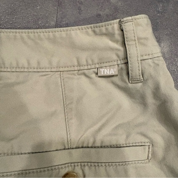 TNA Aritzia Hudson Wide Leg Chino Pants Size 8 - Picture 6 of 15